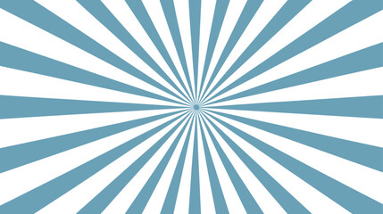 Obraz premium Blue and White Sunburst Background Pattern radial abstract
