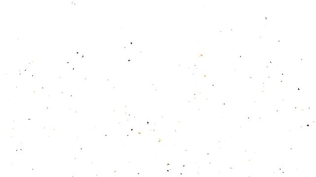 Colourful confetti party popper explosions on green screen background, colorful fireworks confetti blast realistic