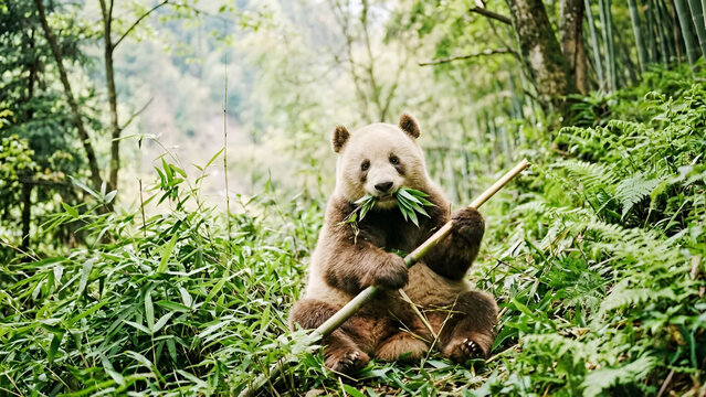 endangered Qinling panda