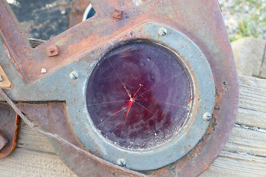 Old railroad signal