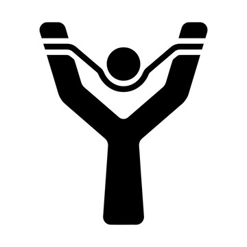 slingshot glyph icon