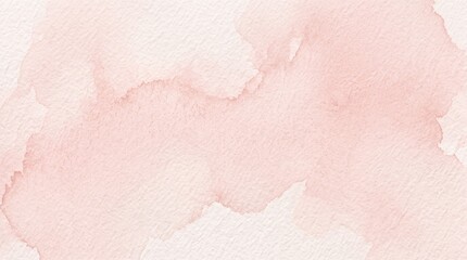Fototapeta premium Soft pastel pink watercolor wash background texture with watercolor background abstract painting artistic creative delicate gradient backdrop aesthetic
