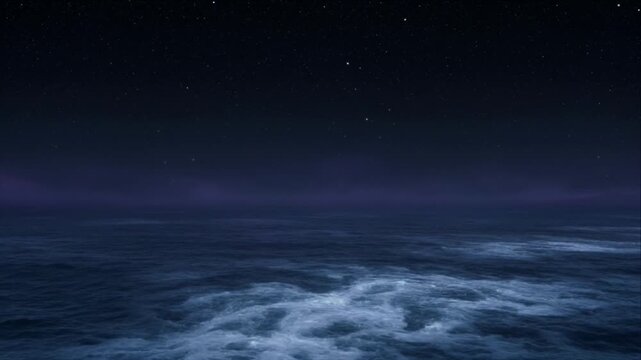 Night ocean starry sky luminous water sea horizon dark background moonlight calm wave seascape tranquil nature serene luminous night ocean horizon minimal seascape calm water tranquil wave foam dark