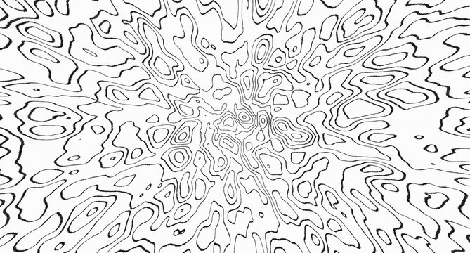 Abstract topographic map lines background, contour elevation map texture