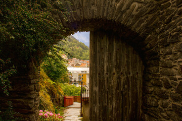 Fototapeta premium old stone house