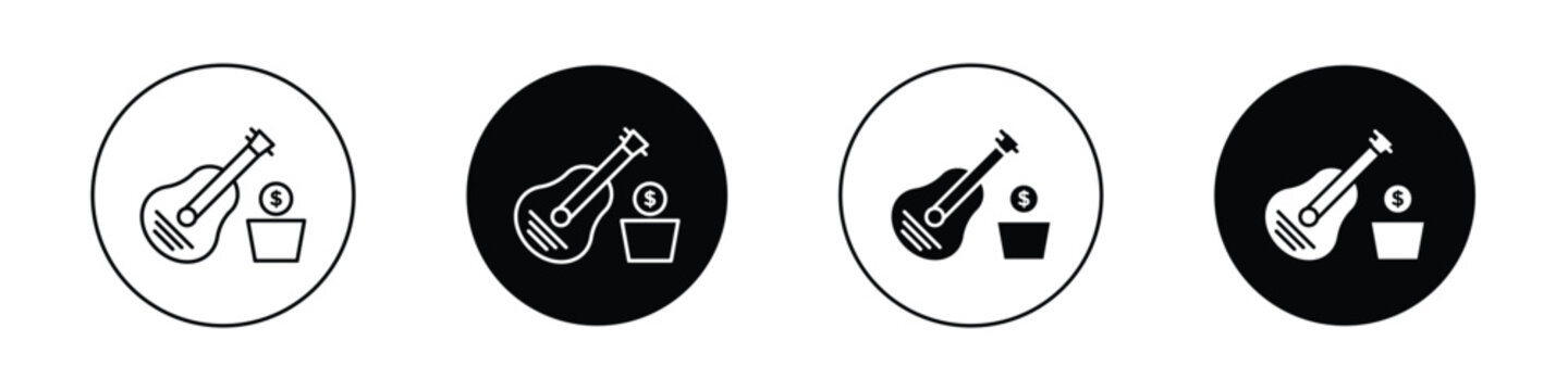 Busking icon set for web