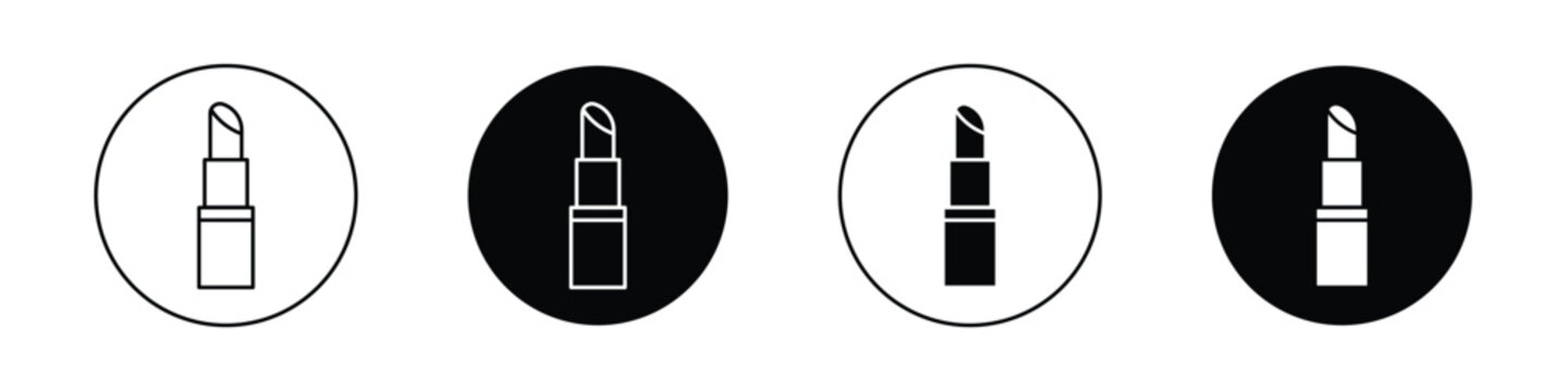 Lipstick icon set for web