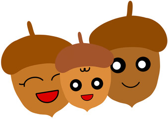 Acorn Family © iverian