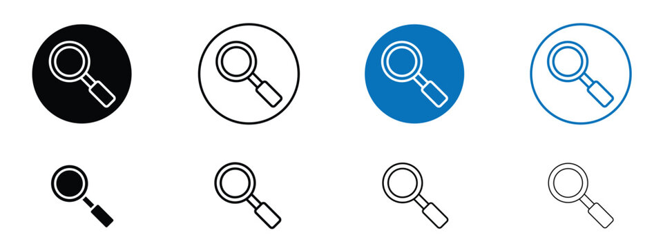 Search icon solid symbols collection