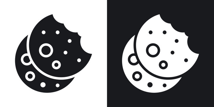 Cookie icon vector illustrations series