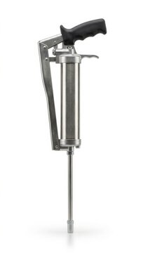 Professional manual grease gun with steel extension for machinery maintenance