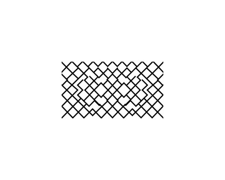 Modern Geometric Diamond Weave Pattern Vector Art