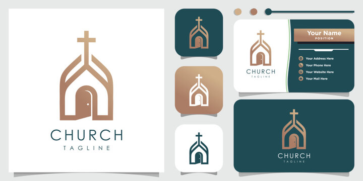 Church design element idea with modern siple concept