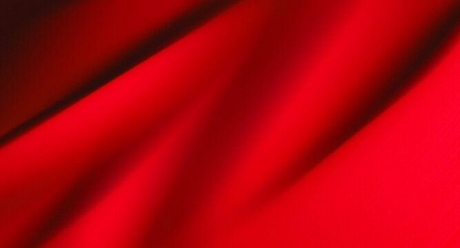 red gradient background flowing curved shapes, smooth and elegant visual texture