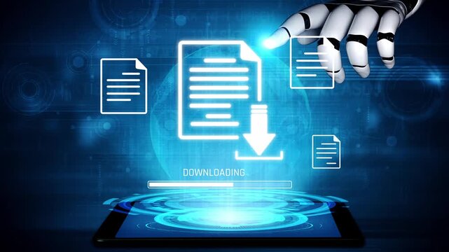 AI facilitates digital document downloading and data access with optimized transfer process, improving speed, security, and file management for various users Marrow
