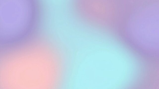 Abstract soft pastel gradient motion graphics background loop with ethereal pink and blue tones.