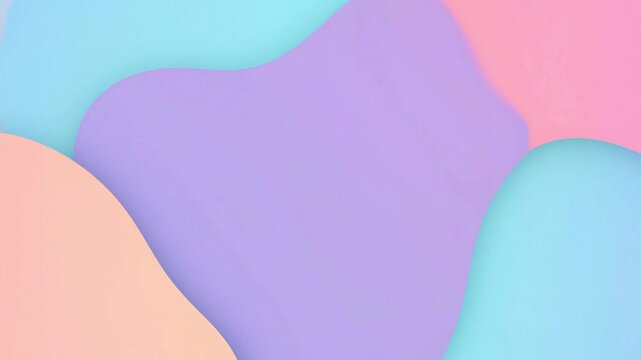 Dreamy pink and blue aesthetic blurred abstract background loop video footage