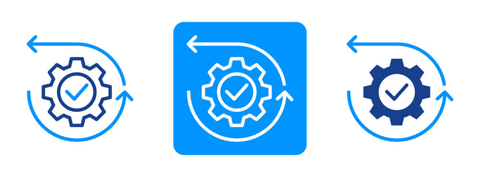 Reverse Engineering Icon In Dual Tone Style