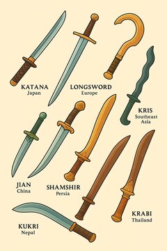 00-World Swords-Modern Flat Graphic-1