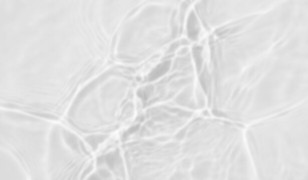 Abstract caustic light refraction texture on transparent background