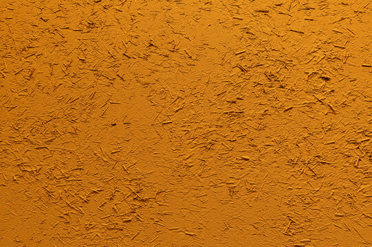 Natural Clay Wall Texture Background with Straw Fibers