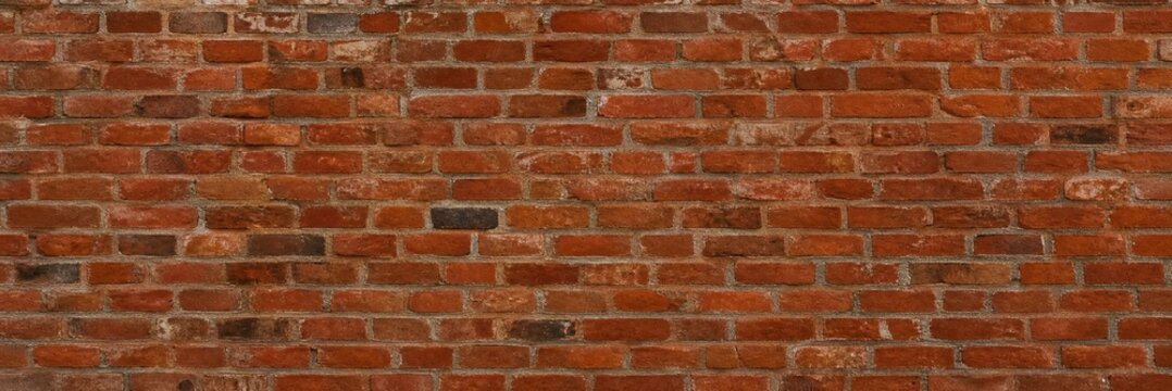 Close-up of red brick wall texture for construction and background