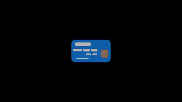 Credit card icon logo design. Credit card payment sign and symbol