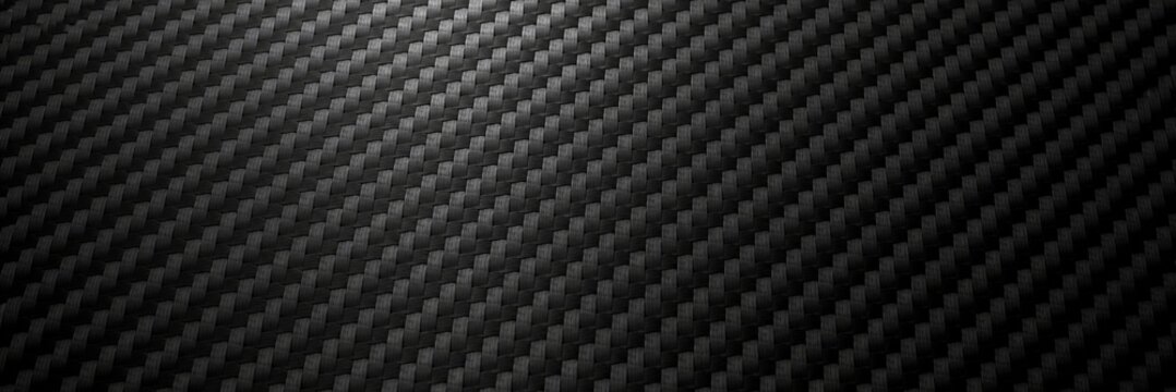 Black carbon fiber texture background