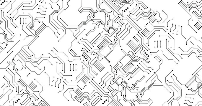 Digital technology background. Circuit design. Vector eps10