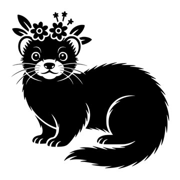 Floral Ferret