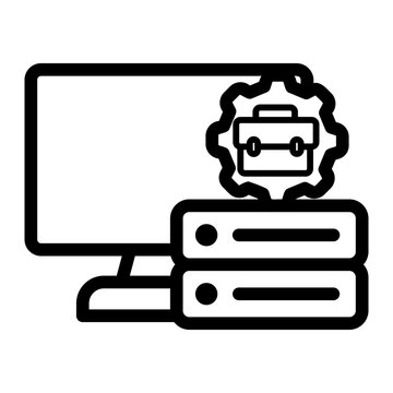 archived Line Icon