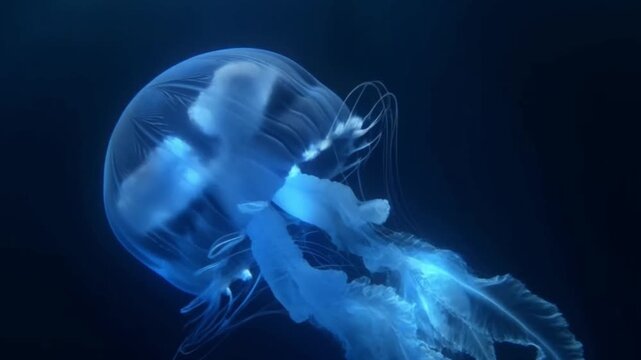 jellyfish in the sea