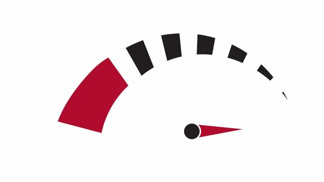 Speedometer Performance Gauge Animation Icon