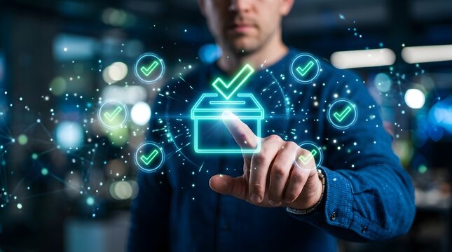 Digital concept of secure online electronic voting