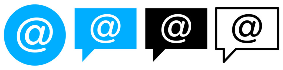 Obraz premium mention icons