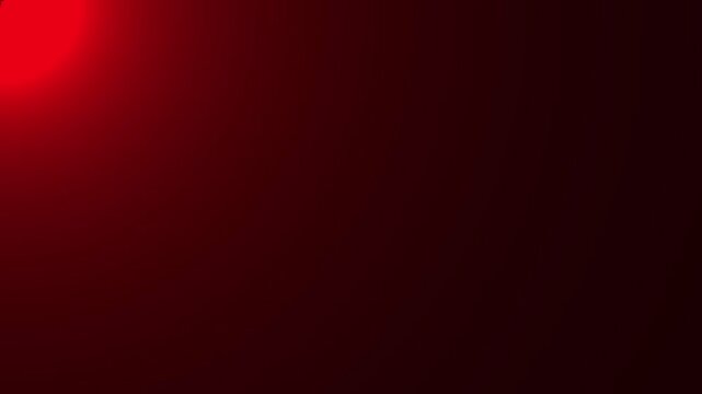 Abstract red gradient background, with soft glowing, light flare overlay