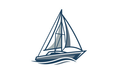 Sailboat Vector Illustration © babeh