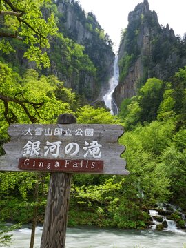 The view of Ginga Waterfall