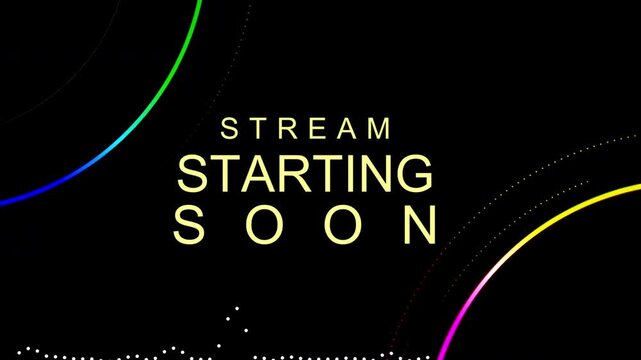 stream starting soon video background 4k for intro streamer