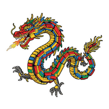 gambar vector naga untuk design kaos