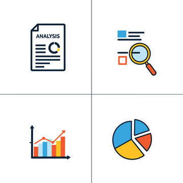 Visual Representation of Data Analysis, Statistics, and Business Intelligence Concepts.