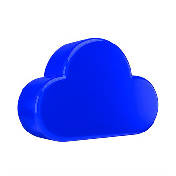 A blue cloud