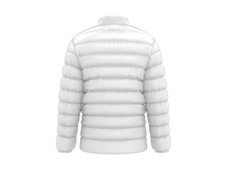 Full sleeve puffer jacket mockup template for design presentation. © devrawat21