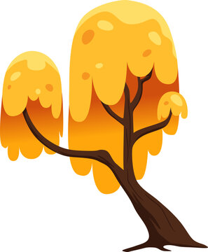 vector illustration of a tree Cartoon