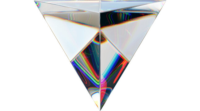 prism, glass, crystal, optical, transparent, geometry, prisms, crystal prism, glass prism, optical prism, triangular prism, PNG on Transparent background