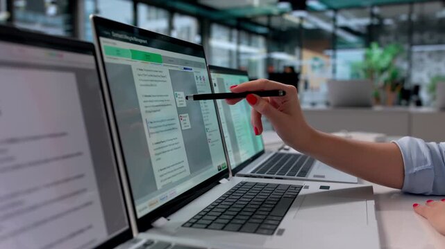 Contract Manager Reviewing Digital Agreements