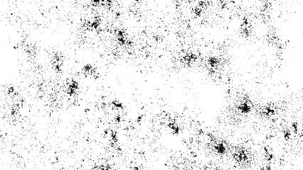 Obraz premium Grunge texture background with scattered black scratches and dots on white. Abstract vector illustration of a rough vintage distressed surface overlay.