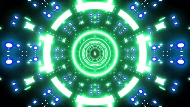 Full HD Animated 10 Second Countdown Timer, High Quality Sci-Fi Digital Interface for Video Intro