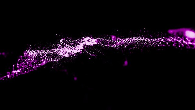 Falling Purple Stage Wave Background 4k Video