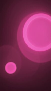 Pink Abstract Glowing Bokeh Background Loop Generative AI